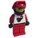 LEGO Scorpion Racer with Black Helmet with Red Visor Minifigure