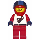LEGO Scorpion Racer with Red Helmet with Black Visor Minifigure