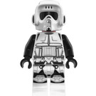 LEGO Scout Trooper con Negro Brazos (Cheek Lines) Minifigura