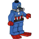 LEGO Scuba Captain America Figurine