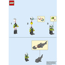 LEGO Scuba Diver en Haai 952019 Instructions