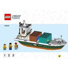 LEGO Seaside Harbour with Cargo Ship Set 60422 Instructions