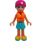 LEGO Sebastian - Orange Life Jacket Minifigure