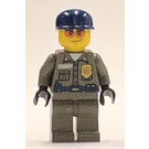 LEGO Security Guard with Orange Glasses Minifigure