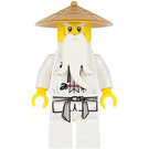 LEGO Sensei Wu Figurine avec chapeau Pearl Gold