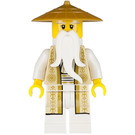 LEGO Sensei Wu - Tan en Gold Robes minifiguur