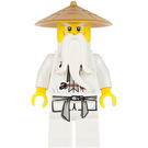 LEGO Sensei Wu met Parelmoer goud Hoed Minifiguur