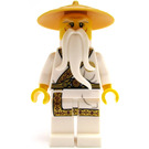 LEGO Sensei Wu with White Robe with Gold Trim Minifigure