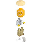 LEGO Sensei Wu з Білий Robe з Sandals (Lowered Eyebrows) Мініфігурка