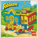 LEGO Service Station with Billy Goat and Mike Monkey Set 344-2 Instructions
