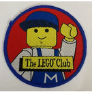 LEGO Sew-Aan Patch - The Lego Club (Minifigure in Blauw Overalls)