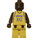 LEGO Shaquille O'Neal, Los Angeles Lakers Home Uniform #34 Minifigure
