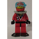 LEGO Акула Diver, червен Облекло Минифигурка