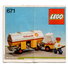 LEGO Shell Petrol Tanker 671-1 Instructions