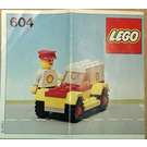 LEGO Shell Service Car Set 604-1 Instructions
