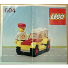 LEGO Shell Service Car 604-1 Instruktioner