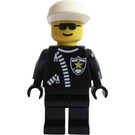 LEGO Sheriff in Zipped Suit with White Cap Minifigure