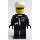 LEGO Sheriff в Zipped Костюм с Бяло Шапка с козирка Минифигурка