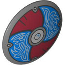 LEGO Shield with Curved Face with Blue and Red (75902)