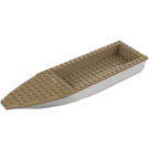 LEGO Ship Hull 8 x 28 x 3 with Dark Tan Top (92709)