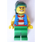 LEGO Shipwreck Hideout Pirate met Blauw Vest minifiguur