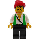 LEGO Shipwreck Island Pirate with Green Vest Minifigure