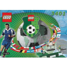 LEGO Shoot 'n' Score (ohne ZIDANE / Adidas Minifigur) 3401-1 Instructions