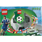 LEGO Shoot 'n' Score (with ZIDANE / Adidas Minifigure) 3401-2 Istruzioni