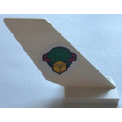 LEGO Shuttle Tail 2 x 6 x 4 with Cargo Logo on Both Sides Sticker (6239)