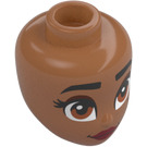 LEGO Sienna Brown Isabela Minidoll Head (92198 / 107035)