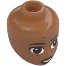 LEGO Sienna Brun Jamila med Minidoll Huvud (92198 / 106071)