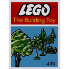 LEGO Six Trees and Bushes (The Building Toy) 430-2