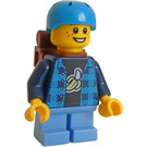 LEGO Skateboarder con Mochila Minifigura