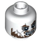 LEGO Skeleton Barbossa Head (Recessed Solid Stud) (3626 / 96986)