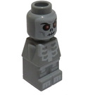 LEGO Skeleton (Gray) Microfigure