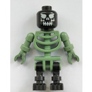 LEGO Skjelett (Sand Grønn og Svart) Minifigur