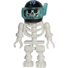 LEGO Skeleton with Aquaraiders Helmet Minifigure