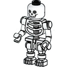 LEGO Skeleton with Bent Arms with Horizontal and Vertical Hands Minifigure