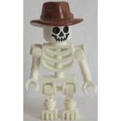 LEGO Squelette avec Fedora Minifigurine