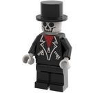 LEGO Squelette avec Leather Jacket et Haut Chapeau Figurine