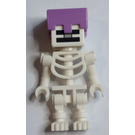 LEGO Skeleton with Medium Lavender Helmet Minifigure