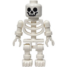LEGO Skelett mit Rigid Waffen, Dünn Schulter Pins, und Classic Smile Sicherheitsbolzen Kopf Minifigur