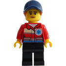 LEGO Ski Patroller mit Dark Blau Kappe Minifigur