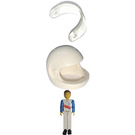 LEGO Skier with Helmet Technic Figure