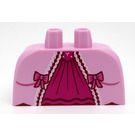 LEGO Skirt with Two Magenta Bows and lace (101025)