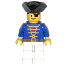 LEGO Skull's Eye Schooner Pirate with Blue Jacket Minifigure