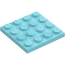 LEGO Nebeská modř Deska 4 x 4 (3031)