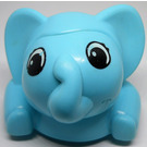 LEGO Sky Blue Primo Stacking Elephant Head (49839 / 49867)