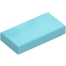 LEGO Sky Blue Tile 1 x 2 with Groove (3069 / 30070)