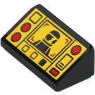 LEGO Slope 1 x 2 (31°) with Control Panel wth Minifigure (85984 / 111224)